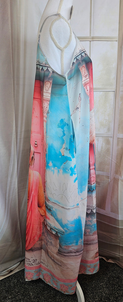 Trägerkleid lang "Women & bird", Gr. 38 - 42/44 von ROSE