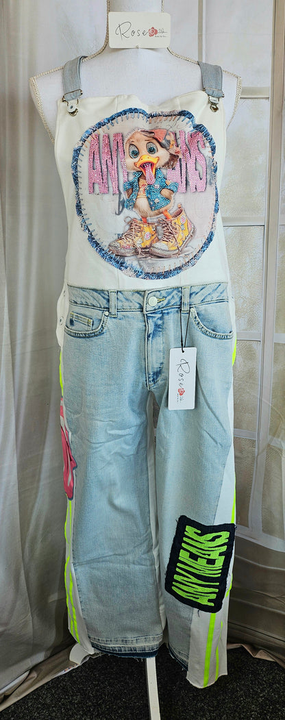 Latzhose "Bird", Grösse onesize (38 - 42/44) von ROSE