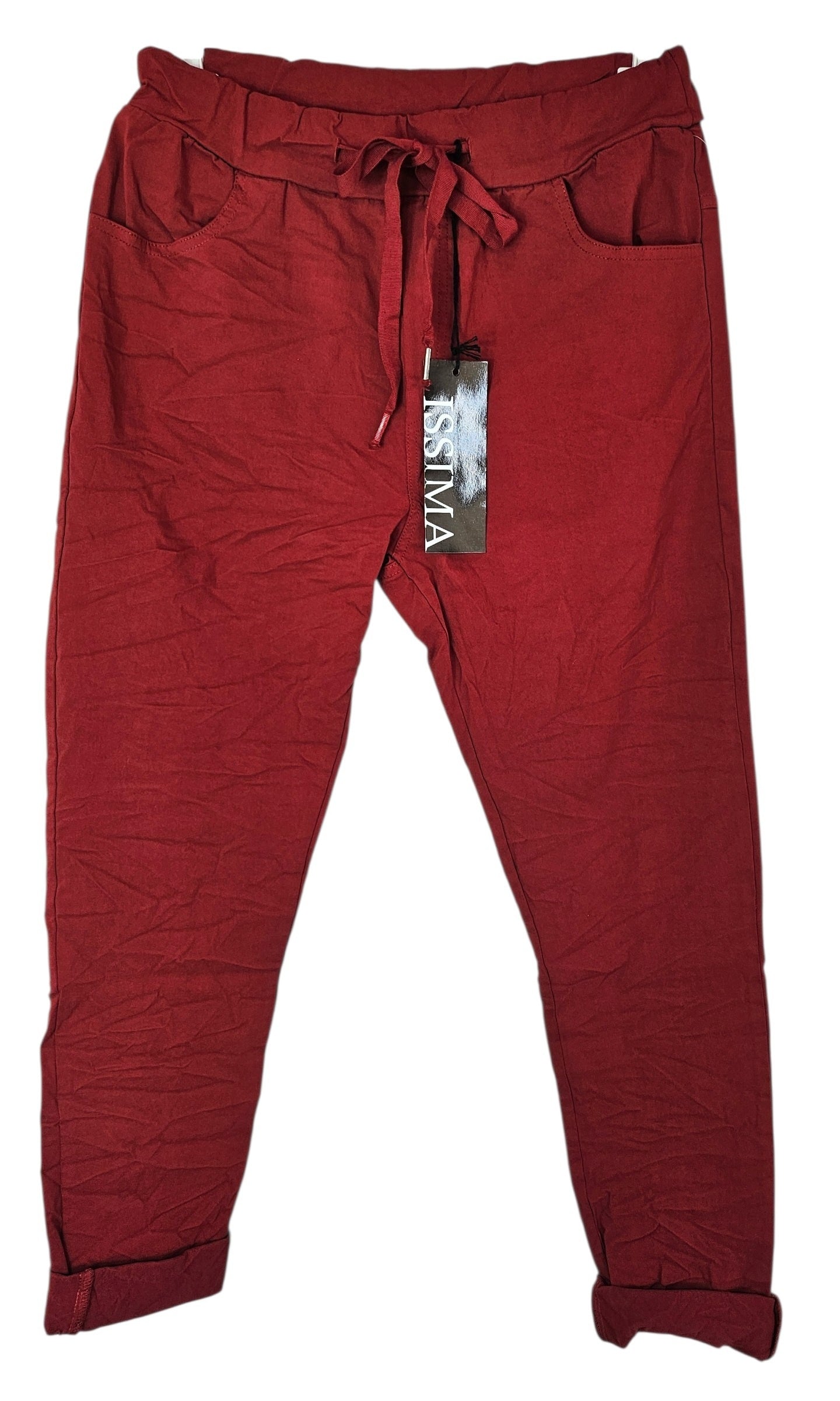 Stretchhose matt, indianred, onesize 38 bis 42/44 von ISSIMA