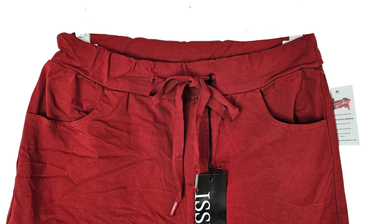 Stretchhose matt, indianred, onesize 38 bis 42/44 von ISSIMA