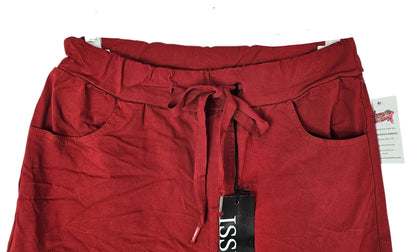 Stretchhose matt, indianred, onesize 38 bis 42/44 von ISSIMA