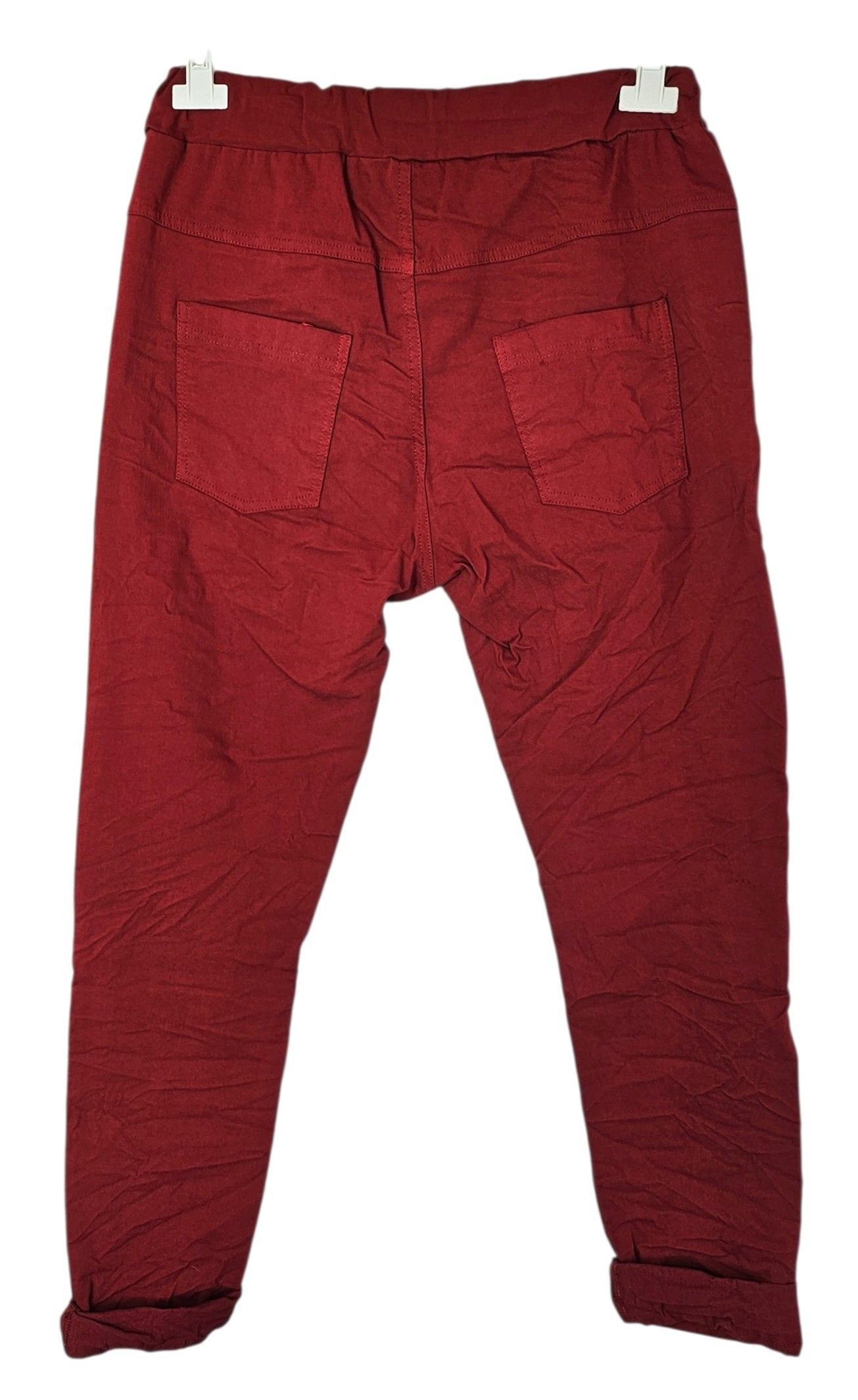 Stretchhose matt, indianred, onesize 38 bis 42/44 von ISSIMA