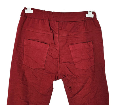 Stretchhose matt, indianred, onesize 38 bis 42/44 von ISSIMA