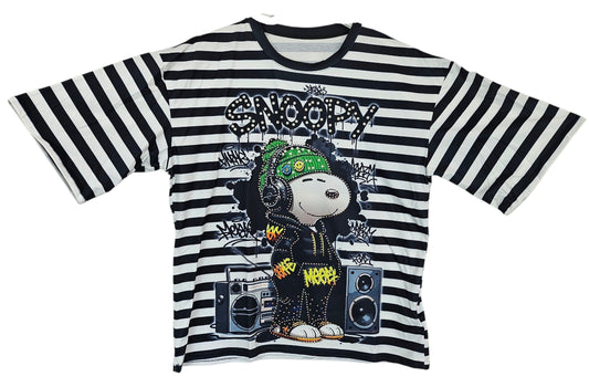 Tshirt gestreift "Snoopy", Gr. 38 bis 42 von ROSE