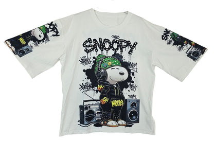 Tshirt weiss "Snoopy", Gr. 38 bis 42 von ROSE