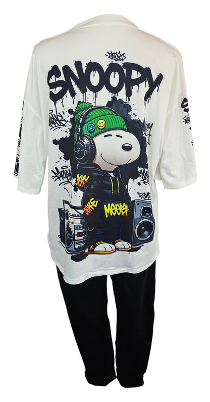 Tshirt weiss "Snoopy", Gr. 38 bis 42 von ROSE