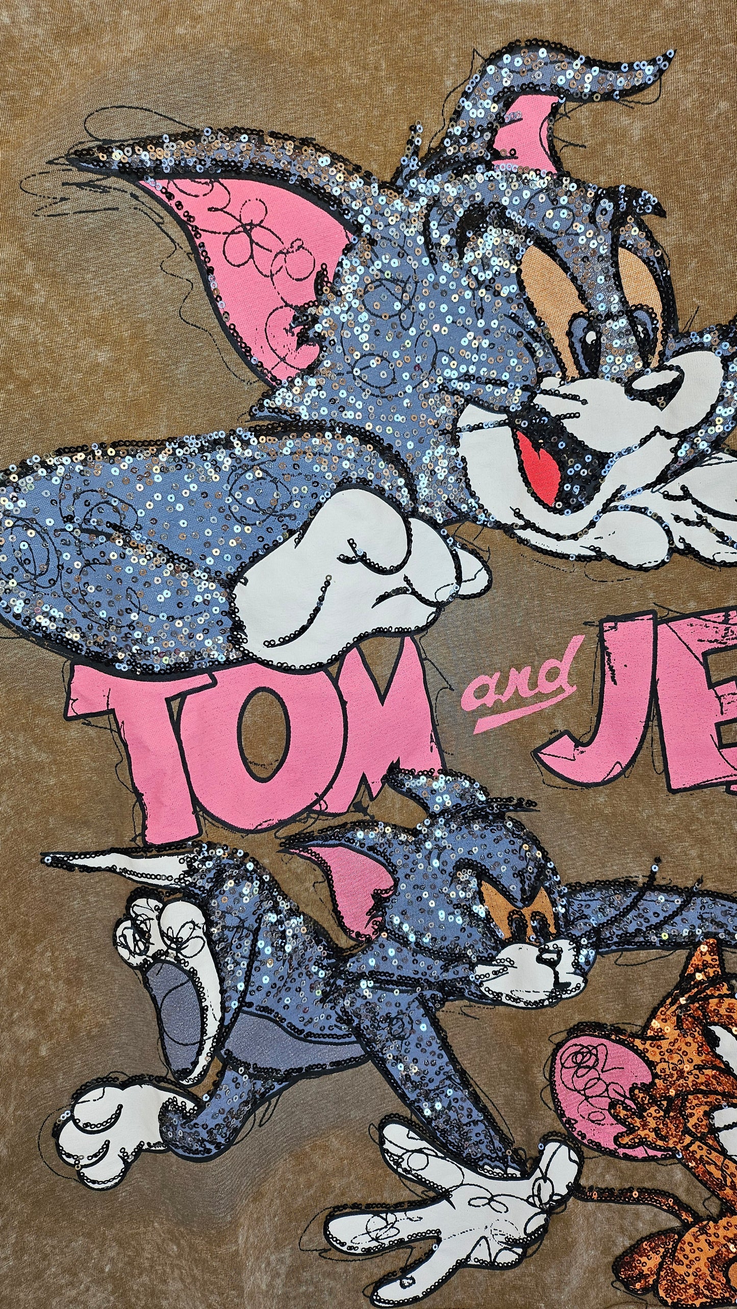 Tshirt cammel "Tom & Jerry", Gr. 38 bis 44 von ROSE