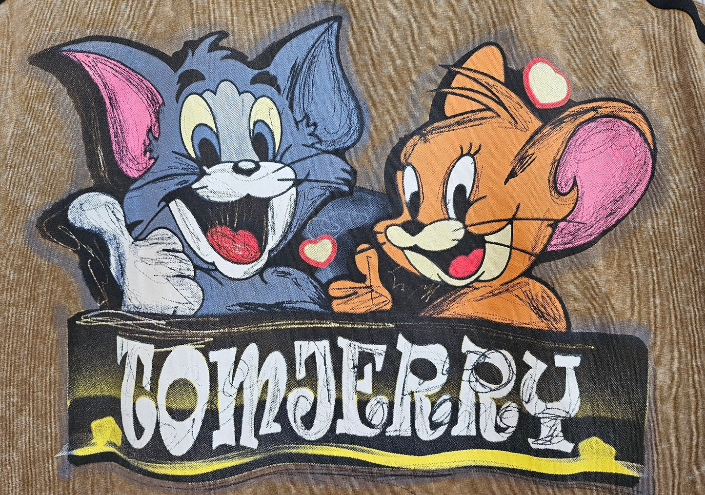 Tshirt cammel "Tom & Jerry", Gr. 38 bis 44 von ROSE