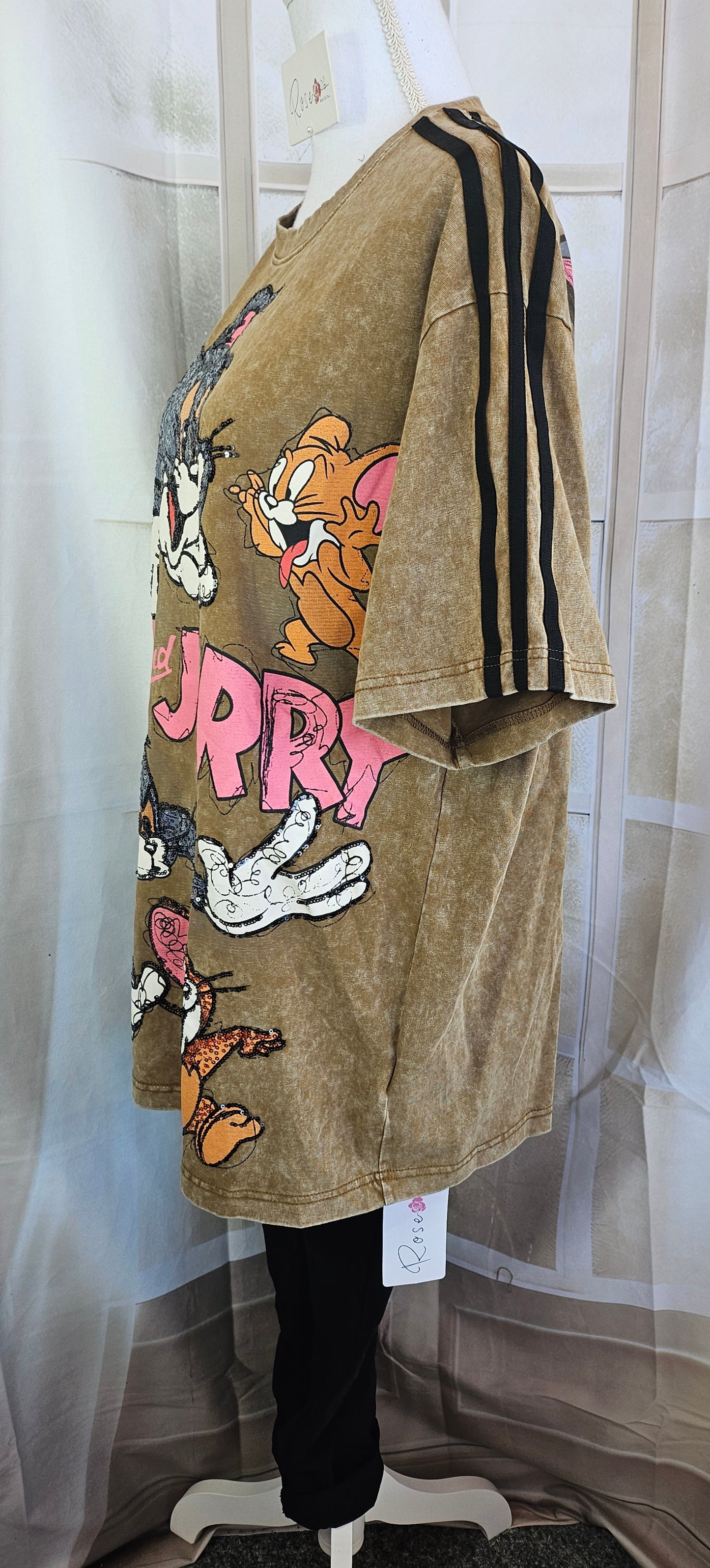 Tshirt cammel "Tom & Jerry", Gr. 38 bis 44 von ROSE