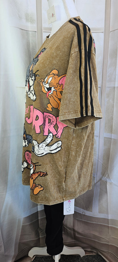 Tshirt cammel "Tom & Jerry", Gr. 38 bis 44 von ROSE