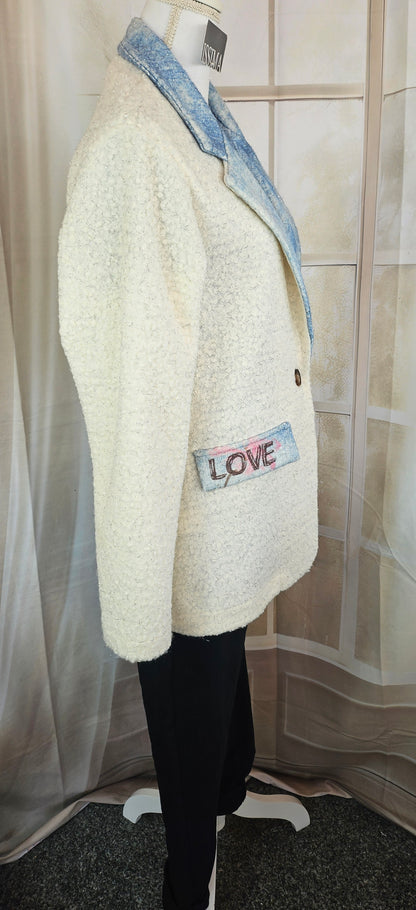 Blazer "LOVE", Grösse onesize 38 bis 42/44 von ISSIMA