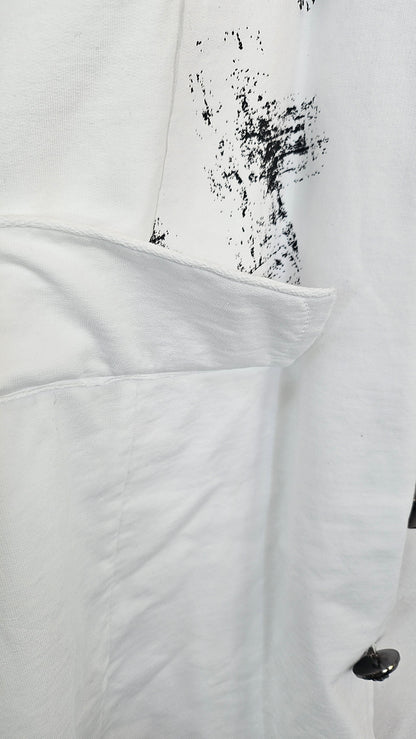 Jäggli weiss offen "Schrift", Grösse onesize 38 bis 44 von ISSIMA