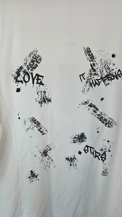 Jäggli weiss offen "Schrift", Grösse onesize 38 bis 44 von ISSIMA