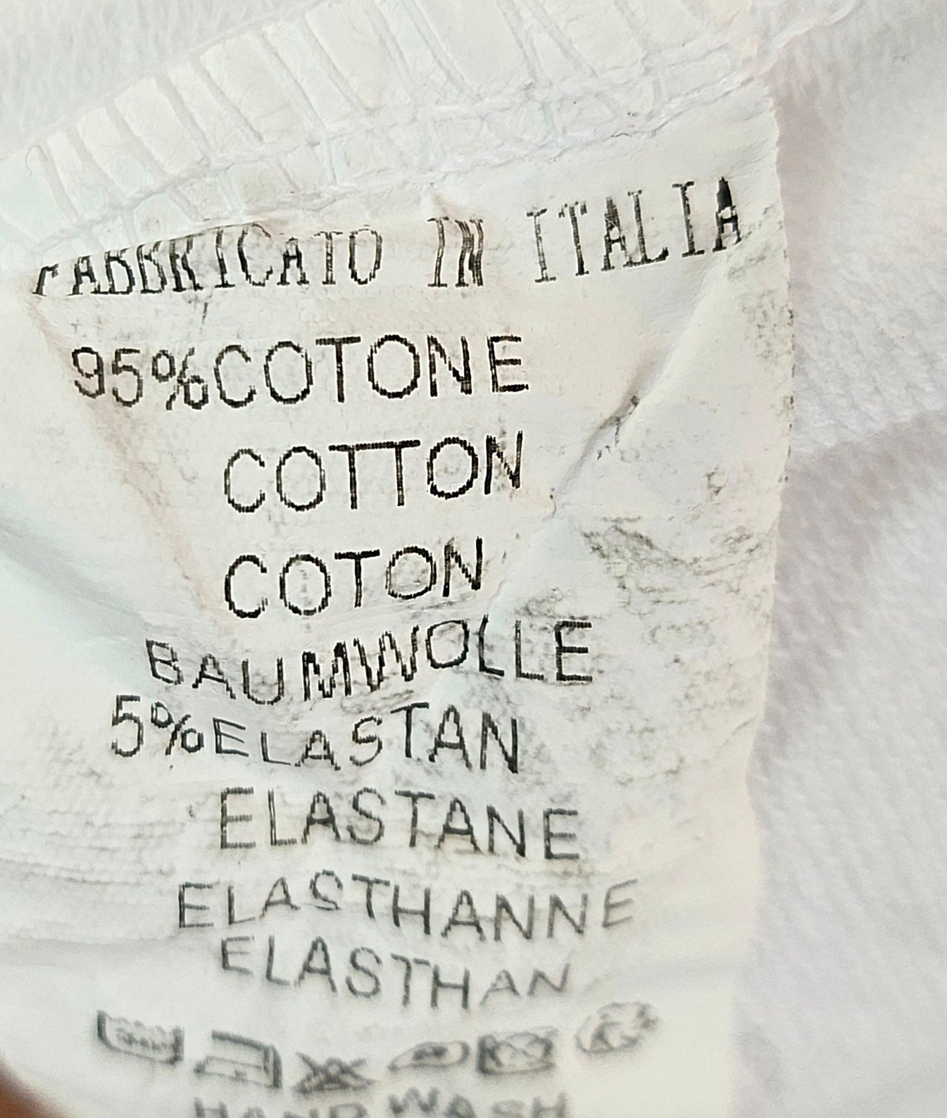 Jäggli weiss offen "Schrift", Grösse onesize 38 bis 44 von ISSIMA