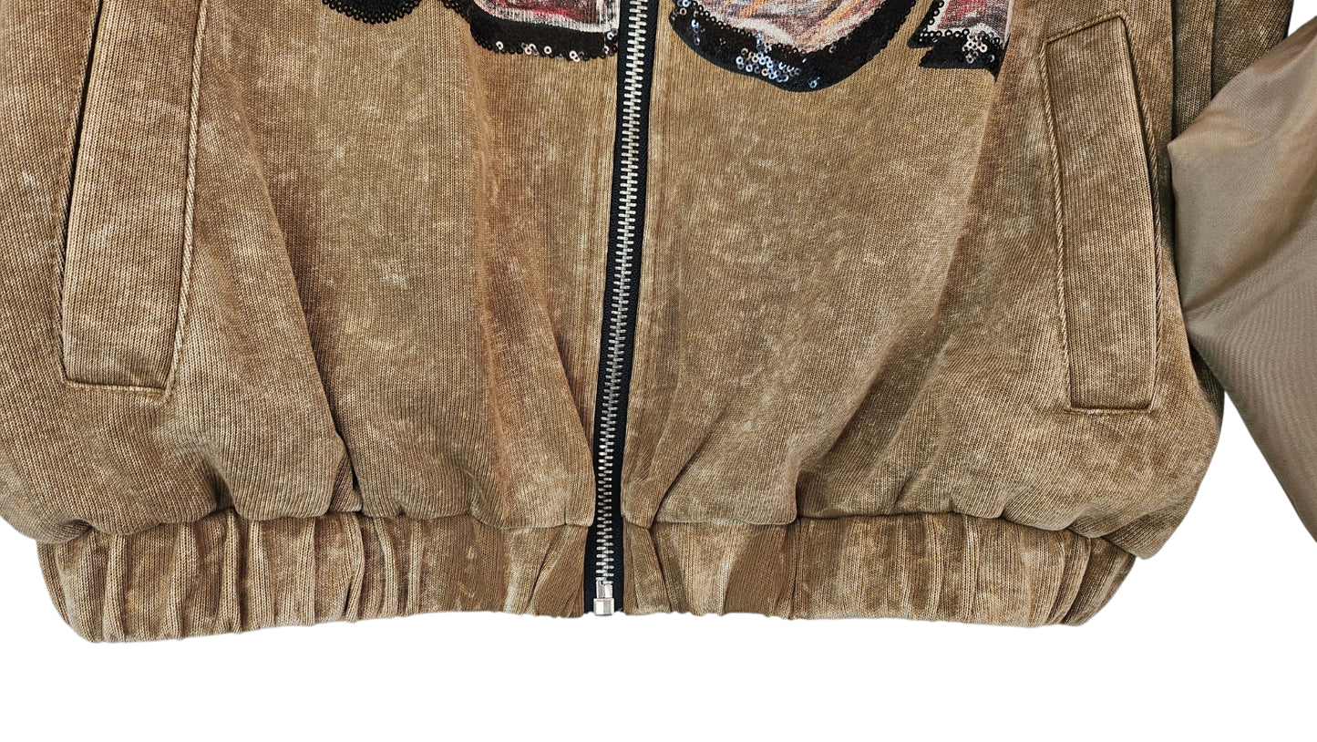 Jacke camel "Mickey", Grösse onesize 40 - 44 von ROSE