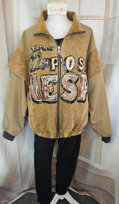 Jacke camel "Mickey", Grösse onesize 40 - 44 von ROSE