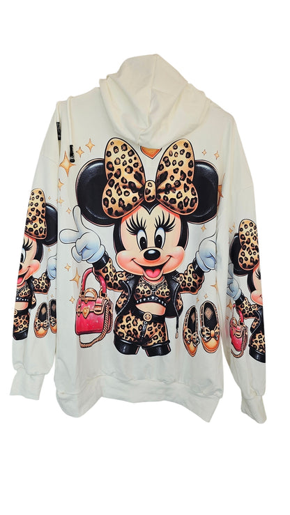 Kapuzenshirt "Minnie peace", Grösse onesize bis 42/44 von ROSE