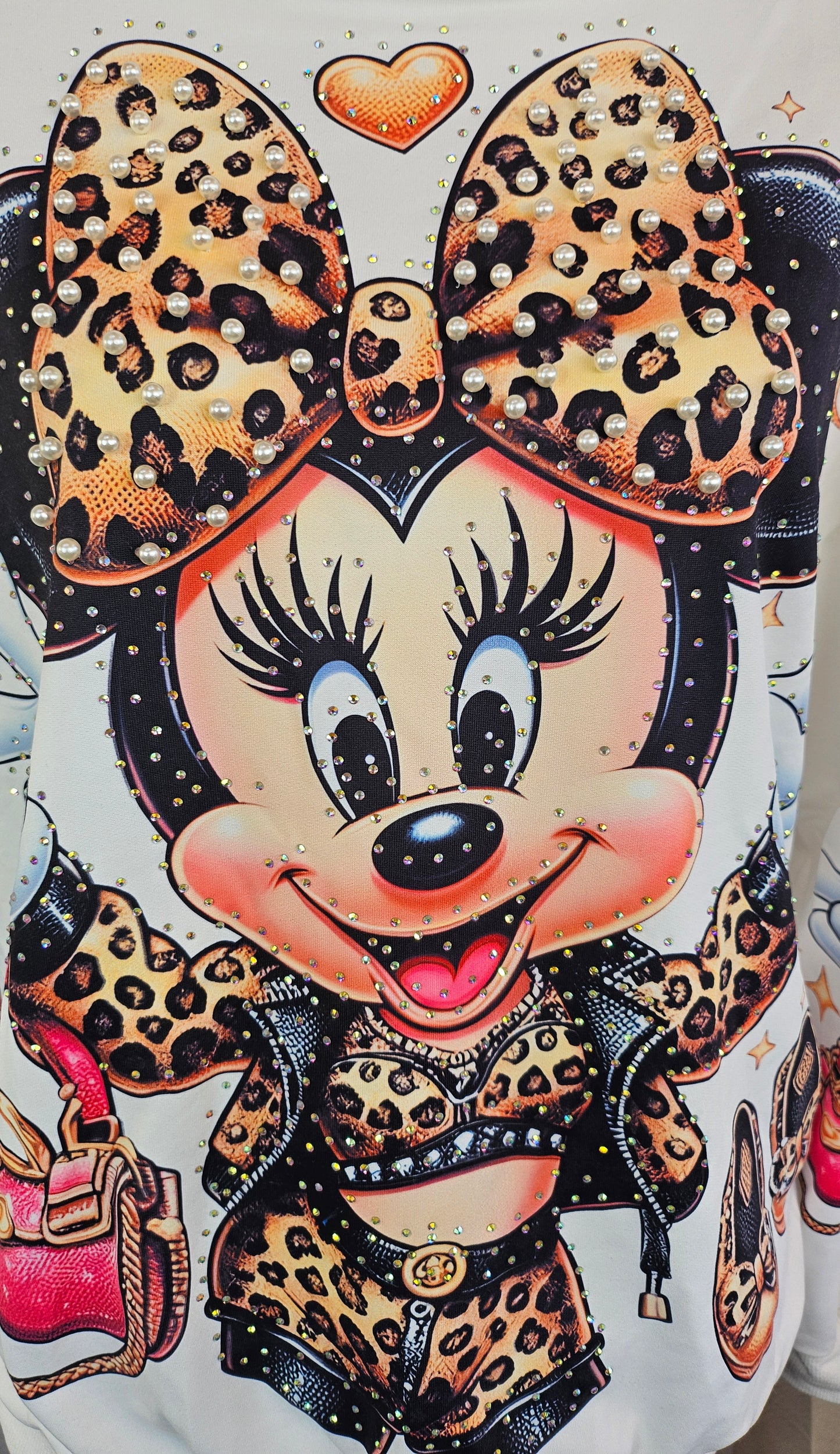 Kapuzenshirt "Minnie peace", Grösse onesize bis 42/44 von ROSE
