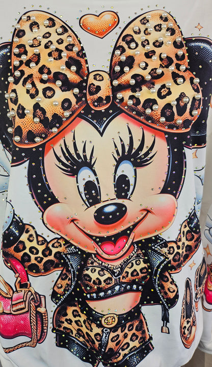 Kapuzenshirt "Minnie peace", Grösse onesize bis 42/44 von ROSE