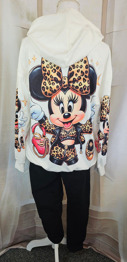 Kapuzenshirt "Minnie peace", Grösse onesize bis 42/44 von ROSE