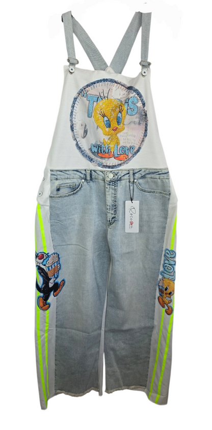 Latzhose "Tweety", Grösse onesize (38 - 42/44) von ROSE