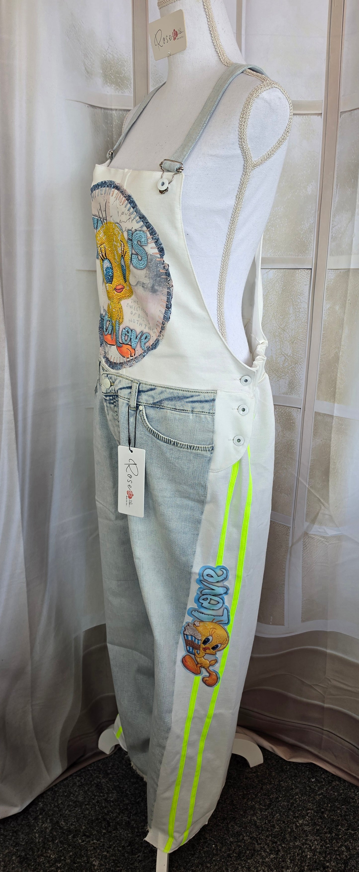 Latzhose "Tweety", Grösse onesize (38 - 42/44) von ROSE