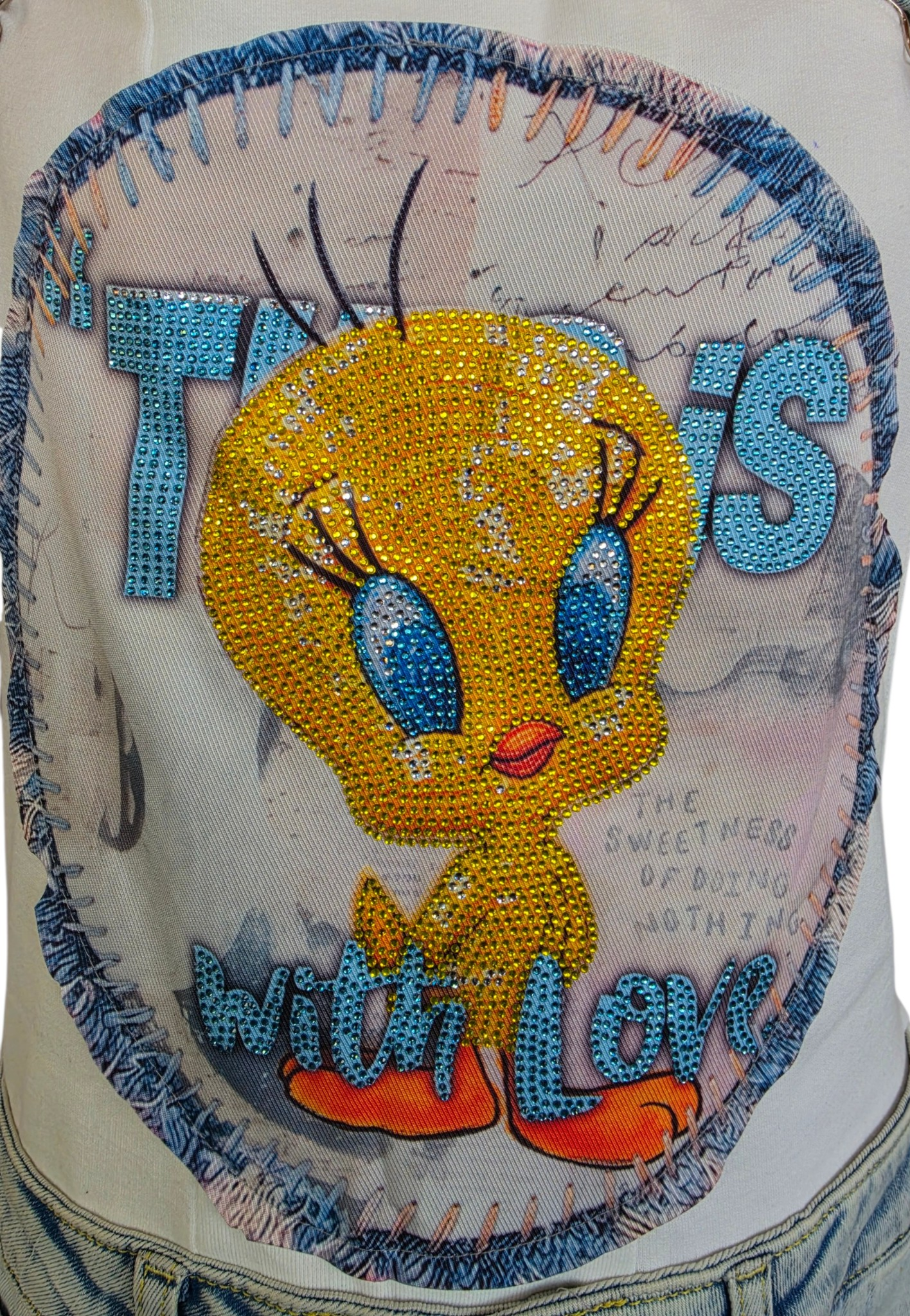 Latzhose "Tweety", Grösse onesize (38 - 42/44) von ROSE