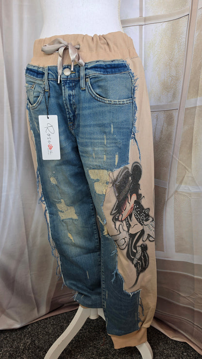 Jeanshose "Mickey Jackson", Grösse onesize 38 - 44, von ROSE