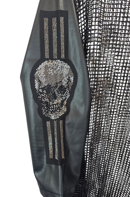 Kleid/Tunika "Skull" mit Pailletten, Grösse onesize 38 - 44/46 von ROSE