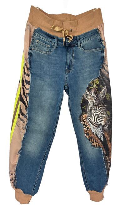 Jeanshose "Zebra", Grösse onesize 38 - 44, von ROSE