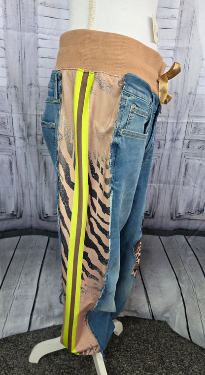 Jeanshose "Zebra", Grösse onesize 38 - 44, von ROSE