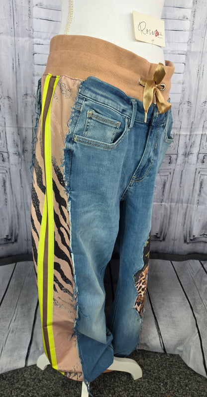 Jeanshose "Zebra", Grösse onesize 38 - 44, von ROSE