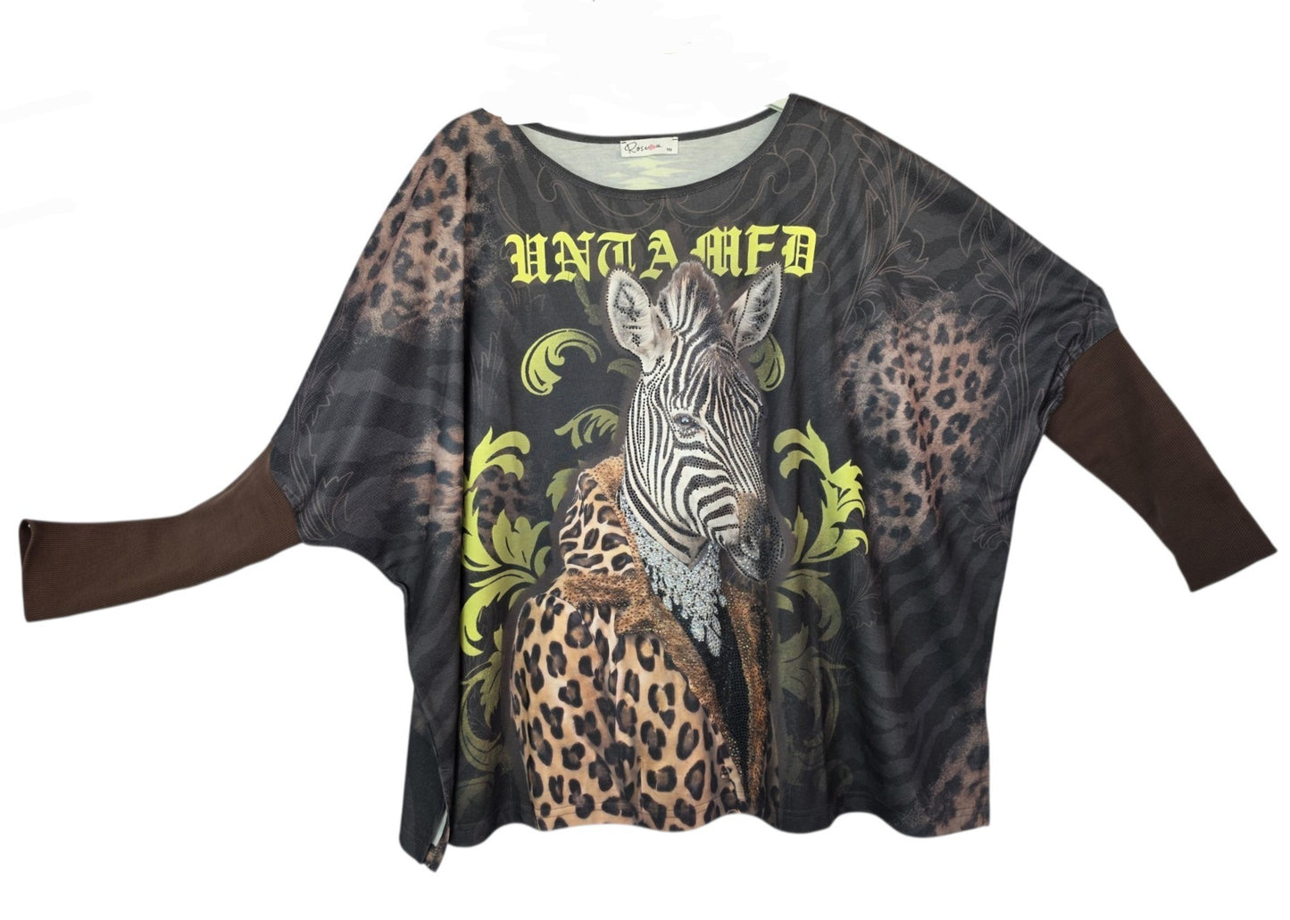 Sweatshirt "Zebra", Grösse onesize 38 bis 50 von ROSE