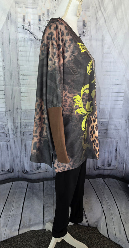 Sweatshirt "Zebra", Grösse onesize 38 bis 50 von ROSE