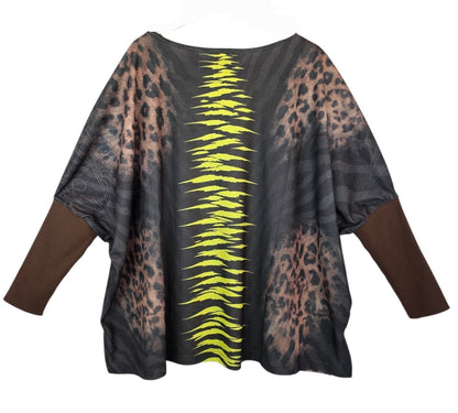 Sweatshirt "Zebra", Grösse onesize 38 bis 50 von ROSE