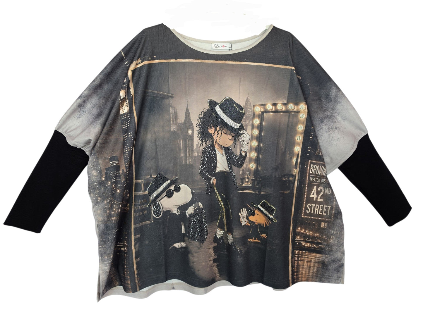 Sweatshirt "Mickey Jackson", Grösse onesize 38 bis 50 von ROSE