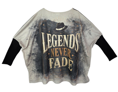 Sweatshirt "Mickey Jackson", Grösse onesize 38 bis 50 von ROSE