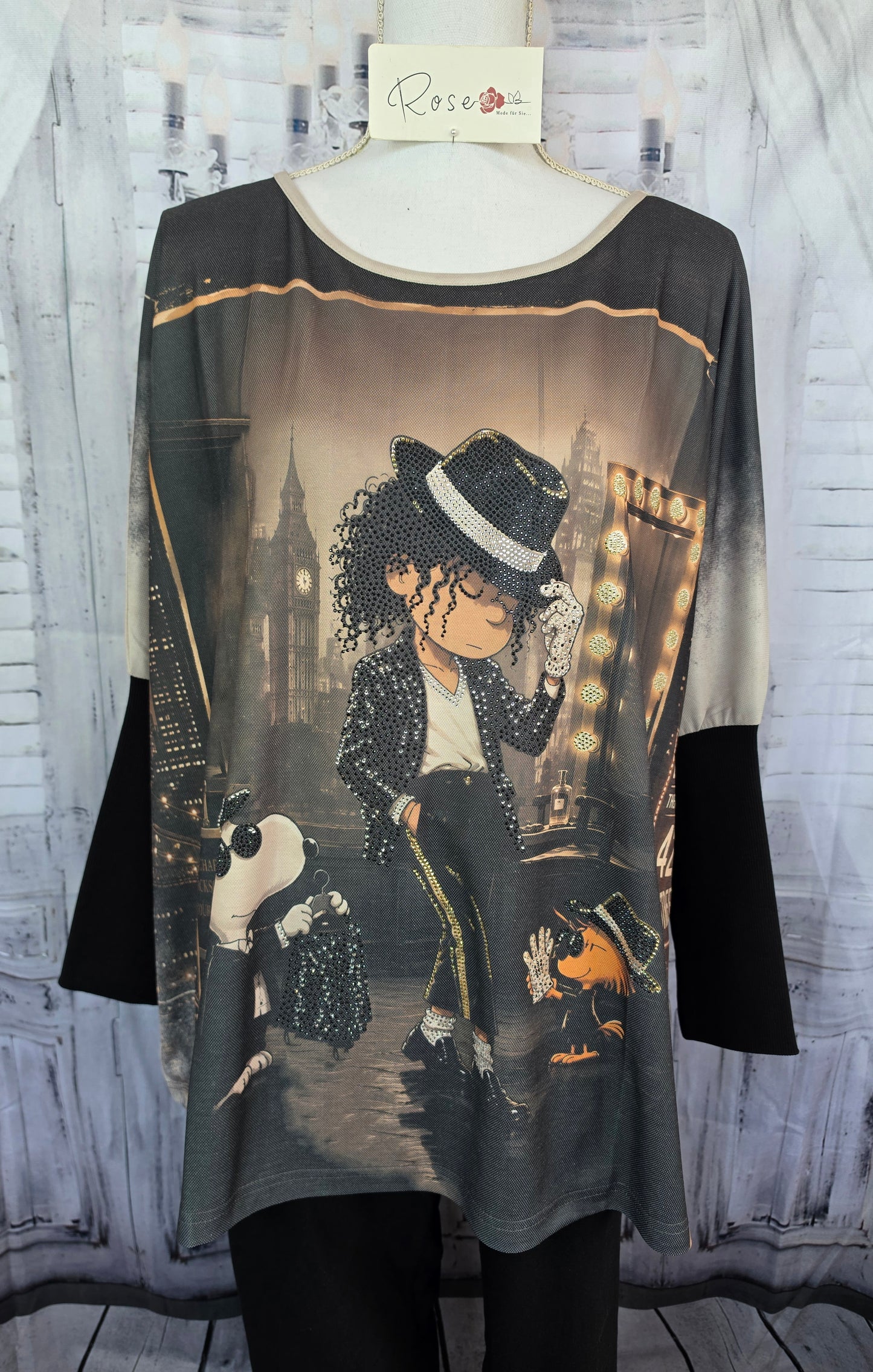 Sweatshirt "Mickey Jackson", Grösse onesize 38 bis 50 von ROSE