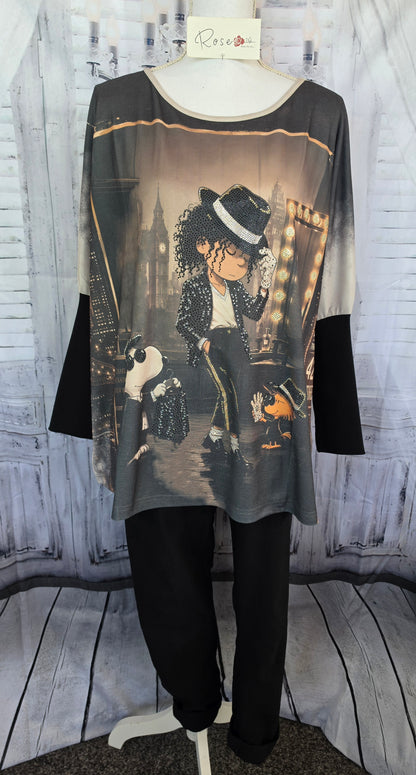 Sweatshirt "Mickey Jackson", Grösse onesize 38 bis 50 von ROSE