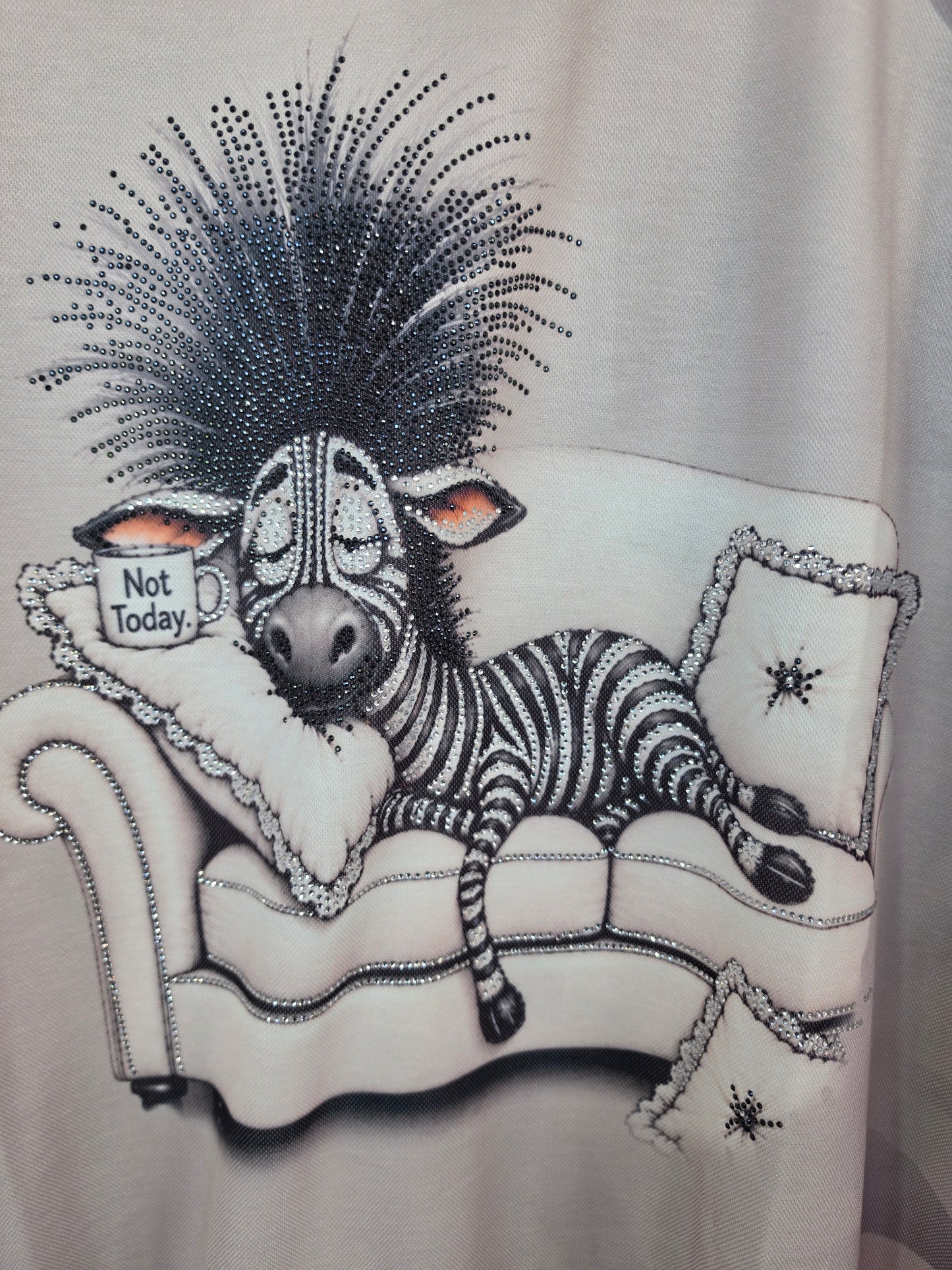 Sweatshirt "Sleepy Zebra", Grösse onesize 38 bis 50 von ROSE