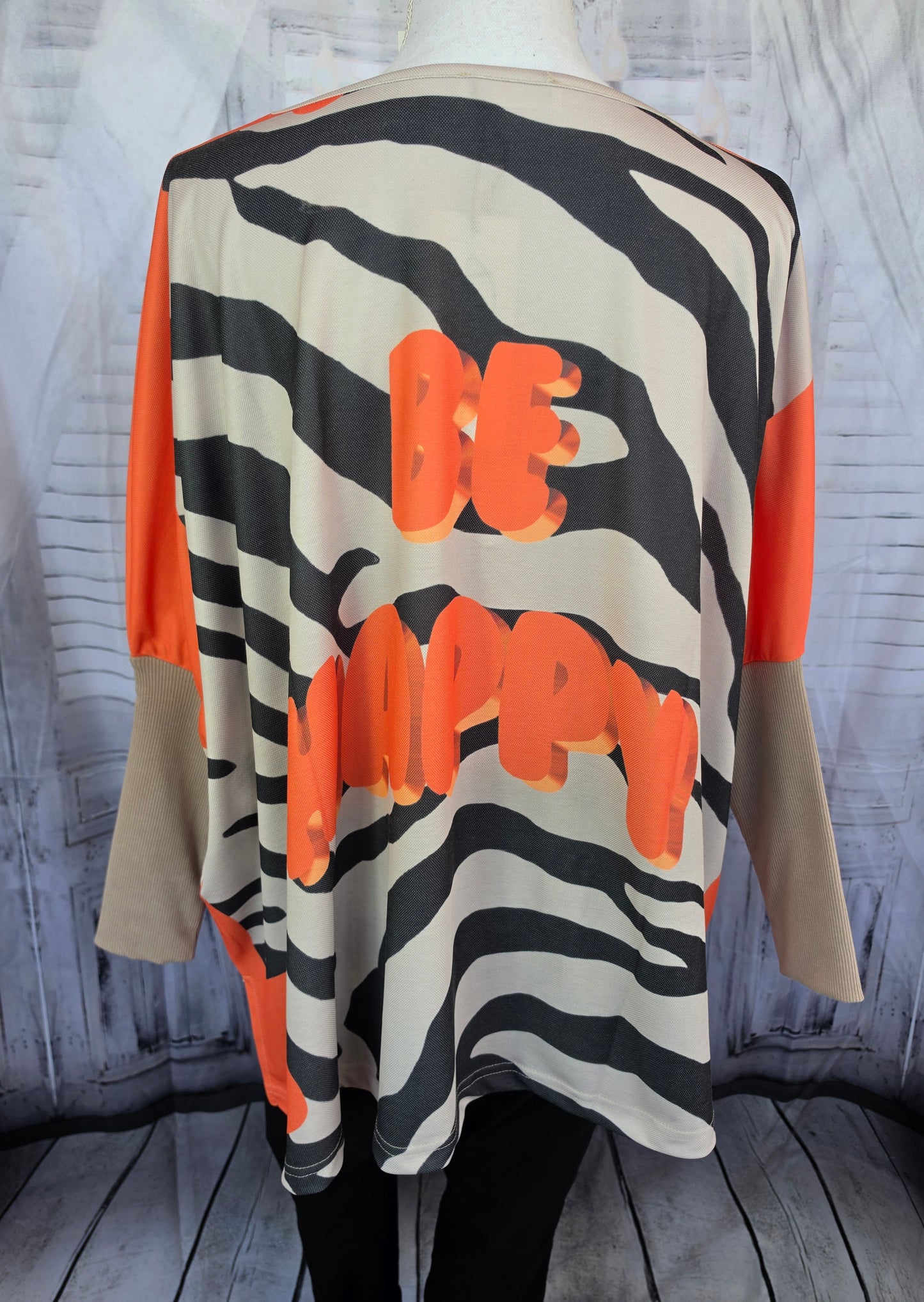 Sweatshirt "Sleepy Zebra", Grösse onesize 38 bis 50 von ROSE