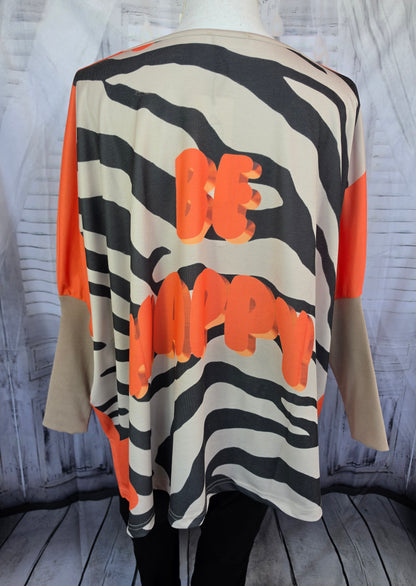 Sweatshirt "Sleepy Zebra", Grösse onesize 38 bis 50 von ROSE