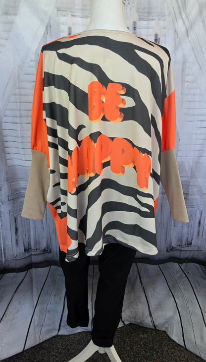 Sweatshirt "Sleepy Zebra", Grösse onesize 38 bis 50 von ROSE
