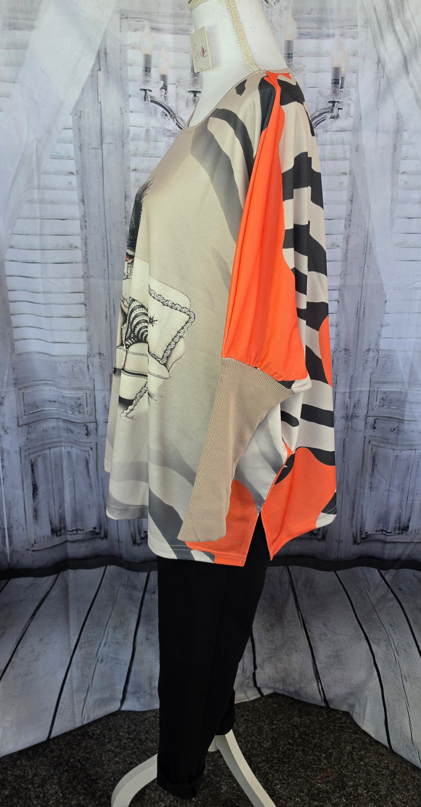 Sweatshirt "Sleepy Zebra", Grösse onesize 38 bis 50 von ROSE