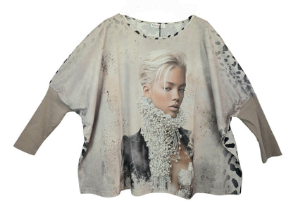Sweatshirt "Woman", Grösse onesize 38 bis 50 von ROSE