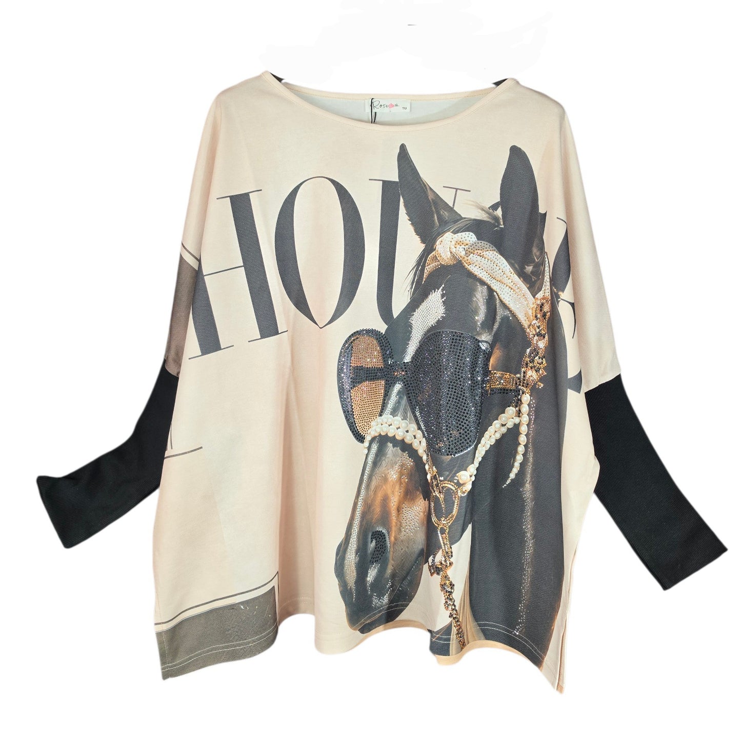 Sweatshirt "Horse", Grösse onesize 38 bis 50 von ROSE