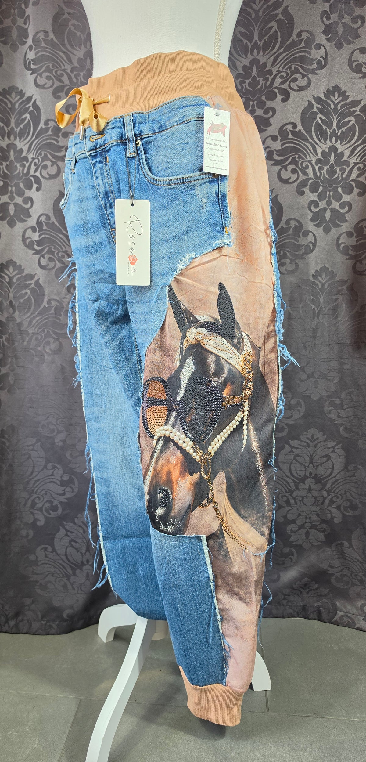 Jeanshose "Horse", Grösse onesize 38 - 44, von ROSE
