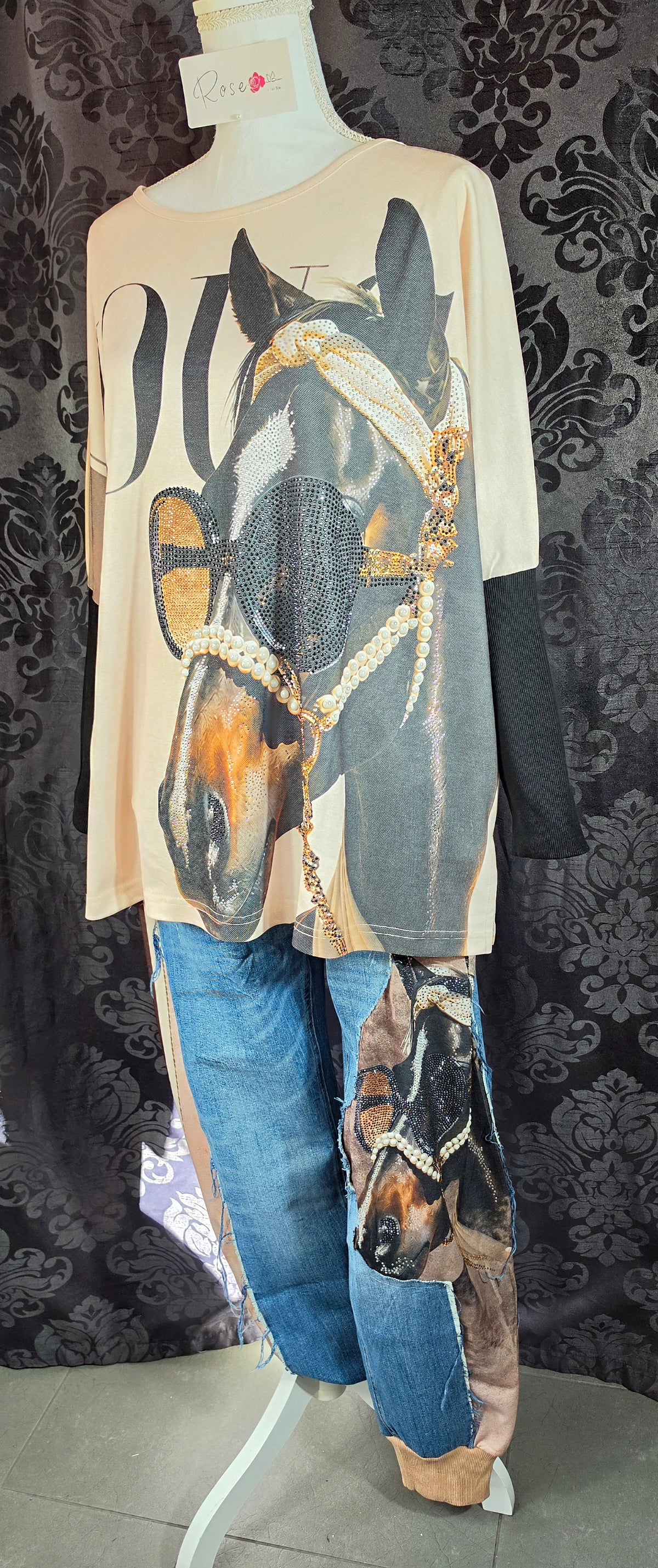 Sweatshirt "Horse", Grösse onesize 38 bis 50 von ROSE