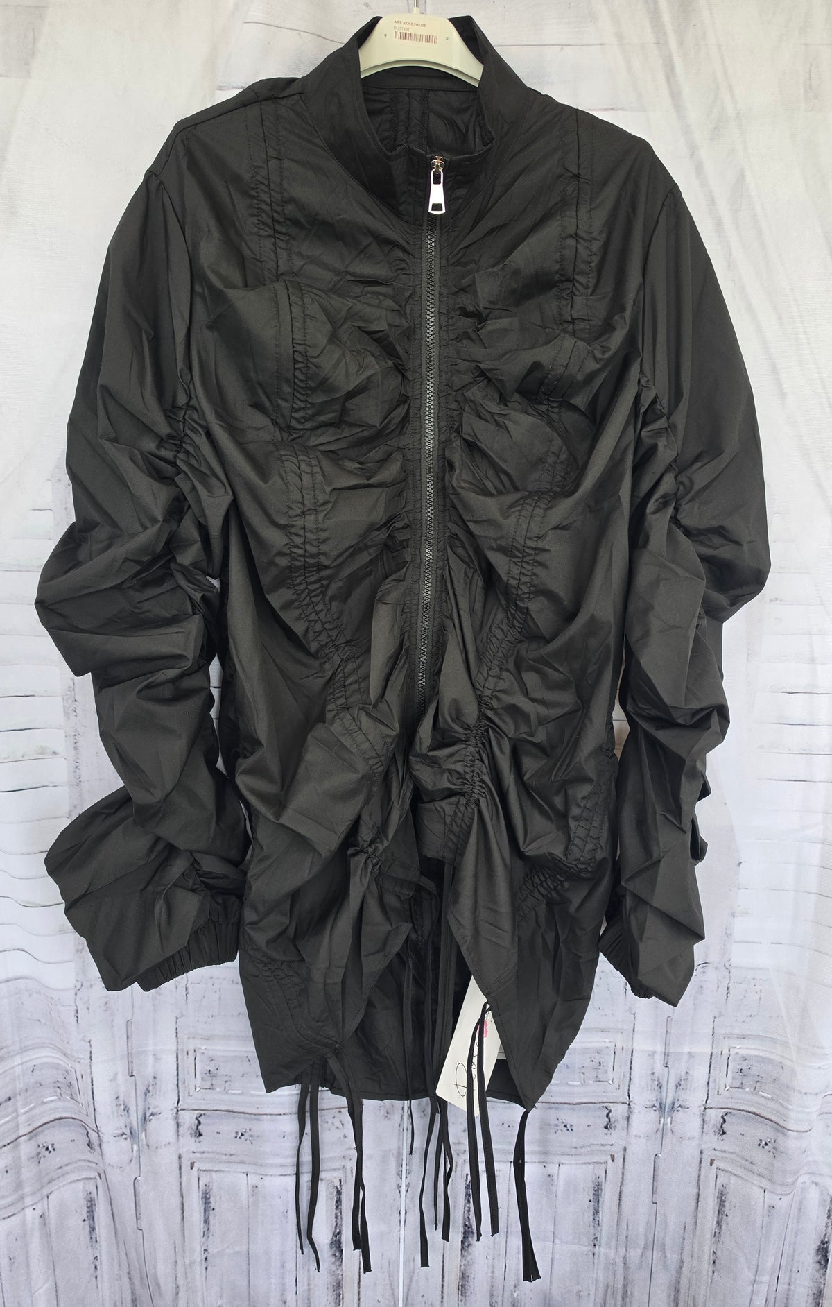 Schnürchenjacke schwarz, Grösse onesize, 38 - 42/44 von ROSE