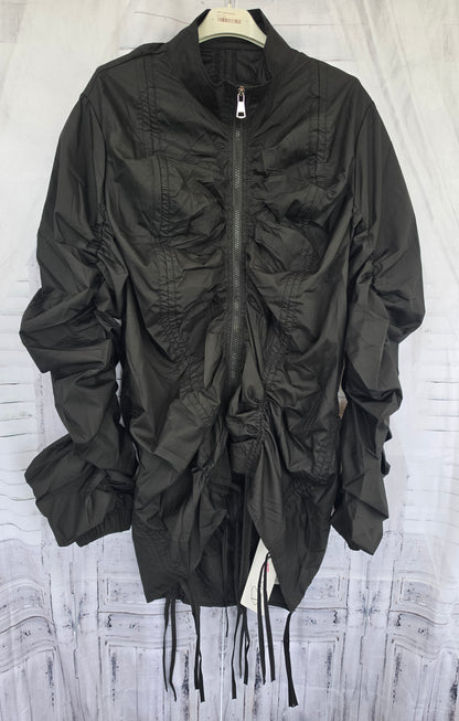 Schnürchenjacke schwarz, Grösse onesize, 38 - 42/44 von ROSE